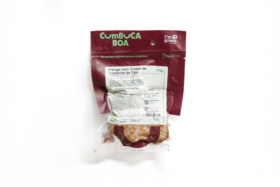 Frango com Crosta de Castanha de Caju e Risoto de Limão Siciliano