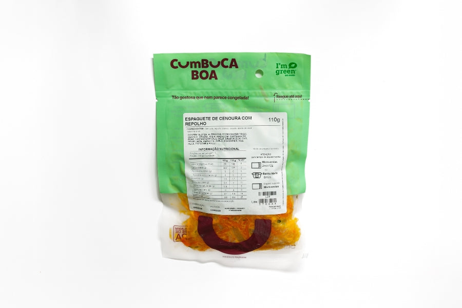 Espaguete de Cenoura com Repolho