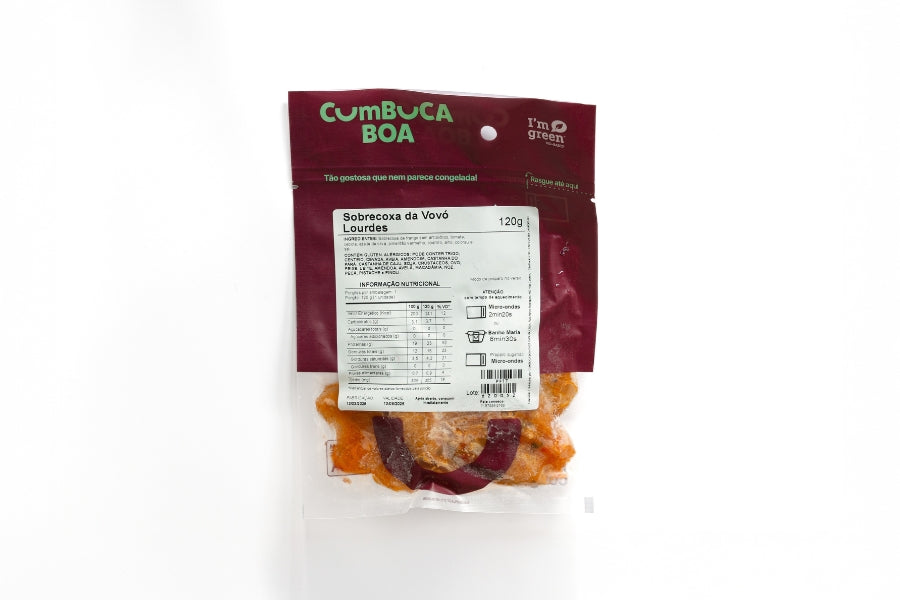 Sobrecoxa da Vovó Lourdes, Arroz Integral e Legumes Grelhados