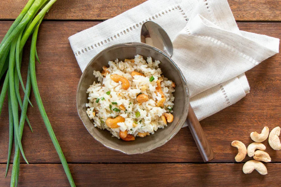 Arroz Jasmim com Castanha de Caju