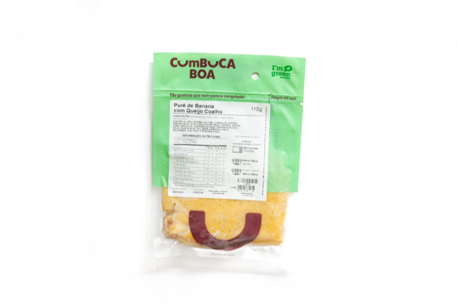 Purê de Banana da Terra com Queijo Coalho