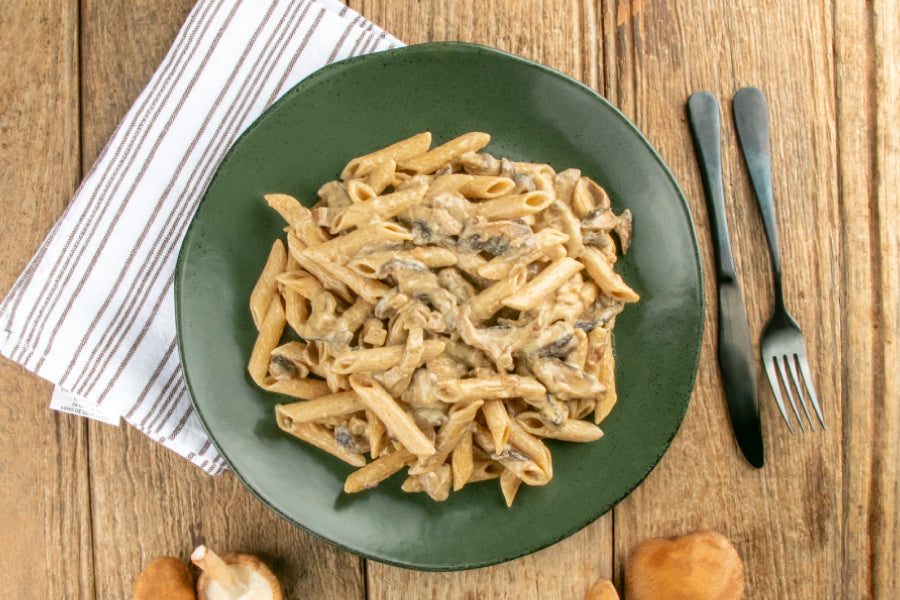 Penne ao Molho de Shitake