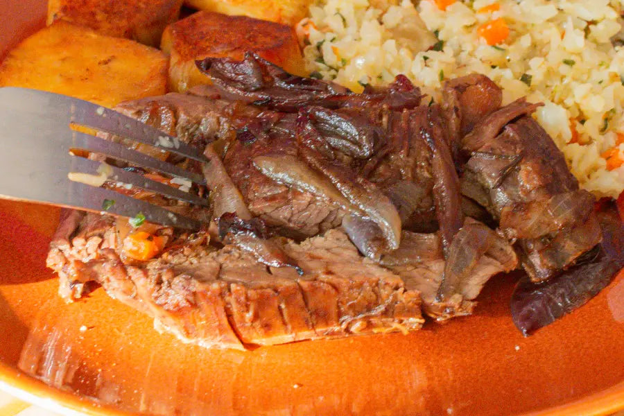 Fraldinha Assada com Cebola Roxa