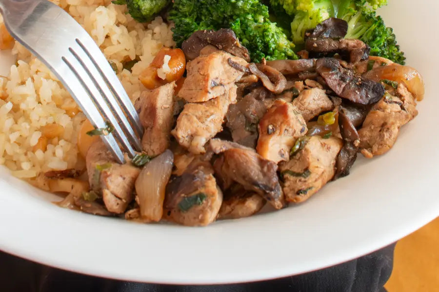 Filé Mignon Suíno com Cogumelos