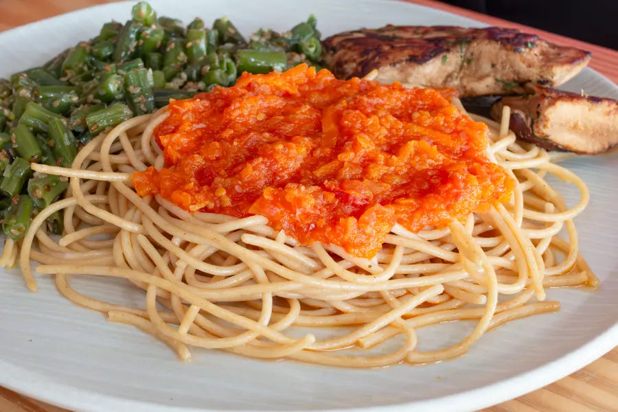 Espaguete Integral com Molho de Tomate