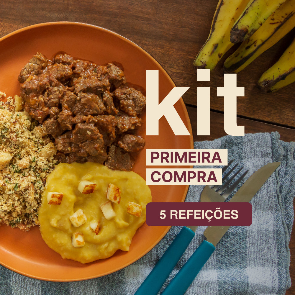 Kit Primeira Compra (5 Refeições)