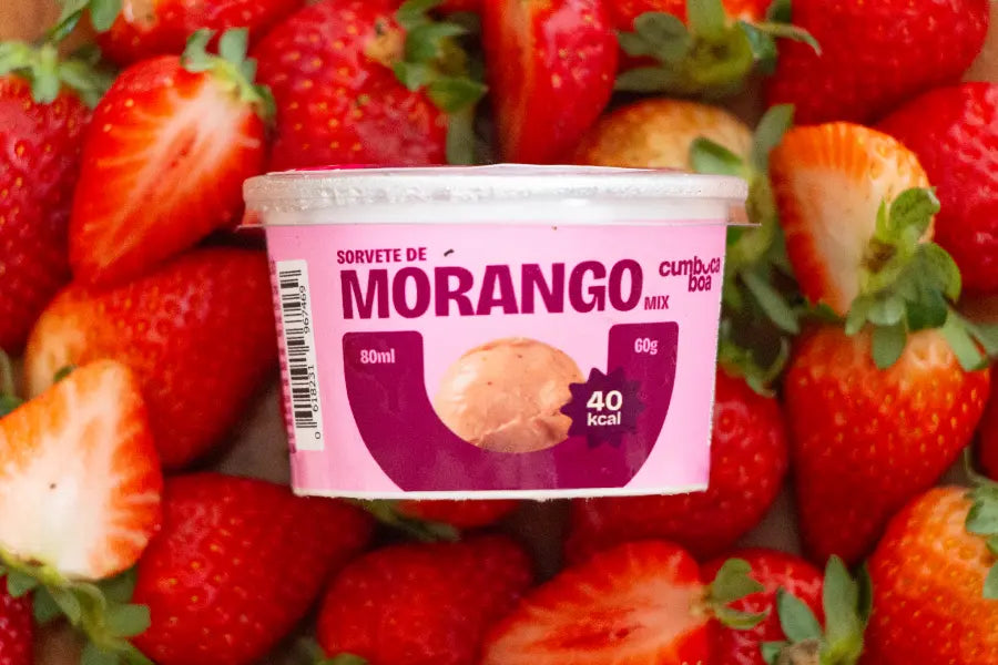 Sorvete Morango Mix 80ml